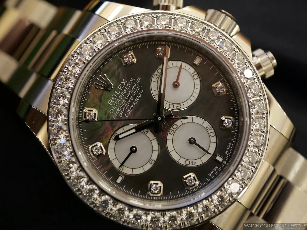 Insider Rolex Cosmograph Daytona Gem Set Bezel ref. 126579RBR. A Mother of Pearl Exquisite Timepiece. WATCH COLLECTING LIFESTYLE